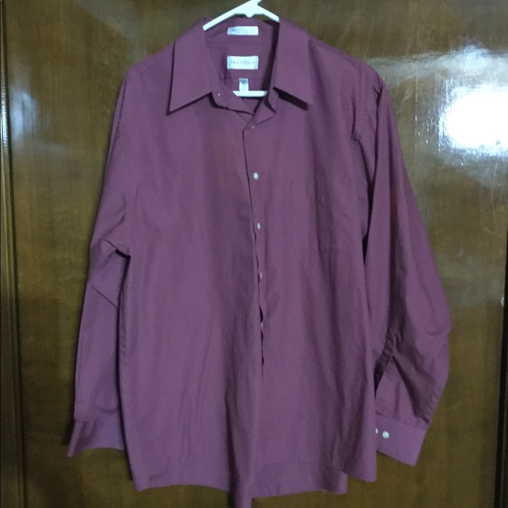 4/$20 Van Heusen Dress Shirt 17 1/2. 34/35 XLarge - Picture 2 of 5